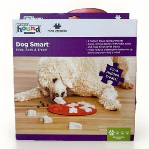 Outward Hound Easy Level Dog Smart Interactive Hide, Seek & Treat Dog Puzzle Toy